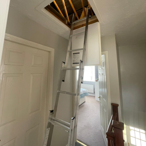 3-section Aluminium Ladder fitted and Installed in Wigan