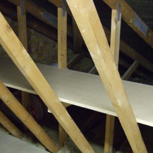 Loft Boarding and Shelving available through your local More Than Loft Ladders loft solutions expert