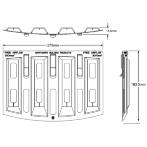 Loft Lap Vents available through your local More Than Loft Ladders loft solutions expert