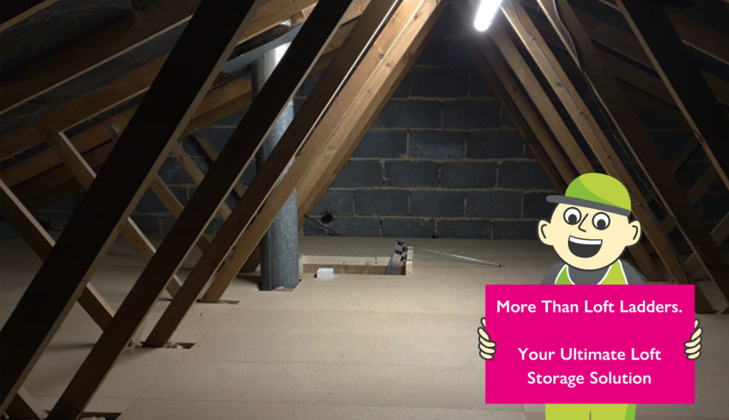 loft boarding for more efficient use of space