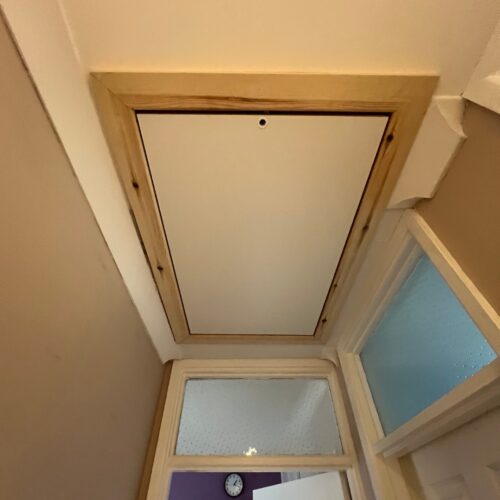 Loft hatch extended for additional storage Nottinghamshire and Lincoln