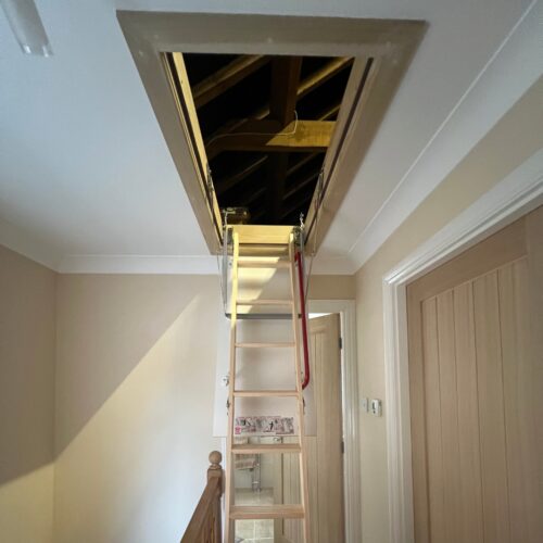 Loft ladder supplied and fitted no hassle Nottinghamshire and Lincoln